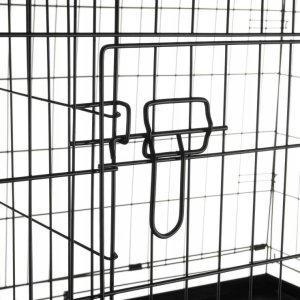 Metalowa Klatka Kennelowa, Transporter dla Psa L + MATERAC z KODURY dla psa 2