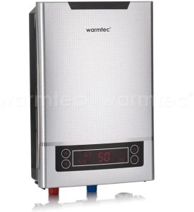 Nowoczesny przepływowy podgrzewacz wody Warmtec OptiShower 9kW  do umywalki i prysznica 3