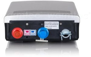 Nowoczesny przepływowy podgrzewacz wody Warmtec OptiShower 9kW  do umywalki i prysznica 4