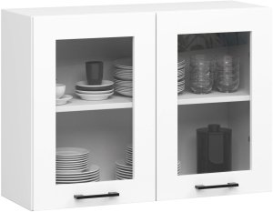 Zestaw szafek kuchennych z witryną OLIWIA 2.4m 9