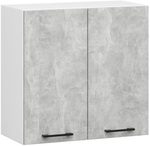 Zestaw szafek kuchennych z witryną OLIWIA 2.4m beton 10