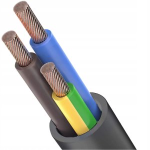 Przedłużacz sieciowy 3 gniazda z uziemieniem 3m czarny 4