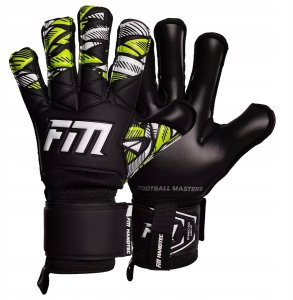 Rękawice bramkarskie FM Invictus X Training GREEN r. 9 czarno-zielone 1