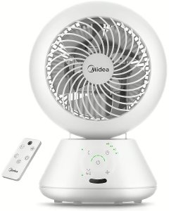 Midea Fan | MDF24JRW TurboForce | Table Fan | White | Number of speeds 5 | Oscillation | Remote control 1