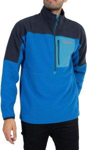 M'S Abrazo Fleece Half-Zip Jacket, Carbon and Atlantic, L 1