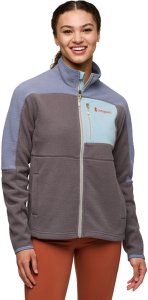 W'S Abrazo Fleece Full-Zip Jacket, Tempest and Cinder, L 1