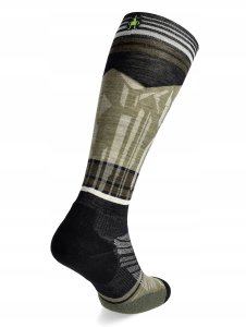 U'S Ski Targeted Cushion Summit Shot OTC Socks, 001 | black, M 2