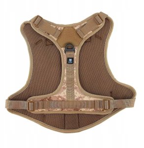 Szelki dla psa TACTICAL rozmiar XL brązowe 3