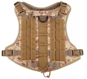 Szelki dla psa TACTICAL rozmiar XL brązowe 4