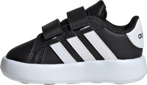 Buty dla dzieci adidas Grand Court 2.0 czarno-białe ID5272 25 5