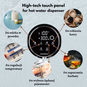DYSPENSER DOZOWNIK GORĄCEJ WODY 2,7L KLAUSBERG KB-7880 5
