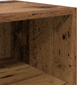 Szafka Nocna Stare Drewno 40x30x50 cm Wykonana z Drewna Inżynieryjnego 7
