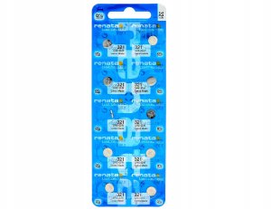 Renata 321 (SR616SW) baterijos 10 vnt. 1
