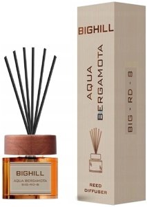 Bighill Ekskluzywny dyfuzor zapachowy z patyczkami - Aqua Bergamota 120ml 1