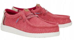 Hey Dude Wally Jute 43085-79B Czerwone 44 3