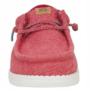 Hey Dude Wally Jute 43085-79B Czerwone 46 5