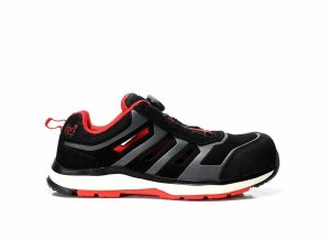 Sandals ELTEN Jo Rapid Boa Black Red easy ESD S1P, black 44 1