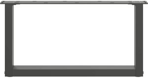 Nogi do stolika kawowego w kształcie litery U 2 szt. Antracyt 60x(30-31) cm Stal 5