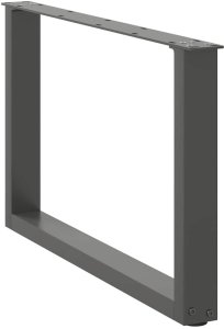 Nogi do stolika kawowego w kształcie litery U 2 szt. Antracyt 70x(42-43) cm Stal 4