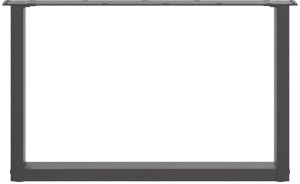 Nogi do stolika kawowego w kształcie litery U 2 szt. Antracyt 70x(42-43) cm Stal 5