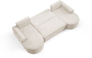 NAROŻNIK MOLLY FUNKCJA SPANIA, SPRĘŻYNY BONEL, TKANINA CURIO , ROZKŁADANY! curio 09 8