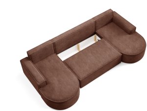 NAROŻNIK MOLLY FUNKCJA SPANIA TKANINA BOUCLE FORMA U quelle 26 5
