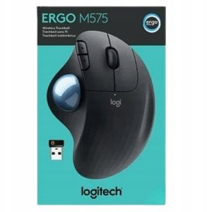 Myszka Logitech M575 Ergo Bezprzewodowa USB 2.4GHz IDEALNA DO PRACY ZDALNEJ 1
