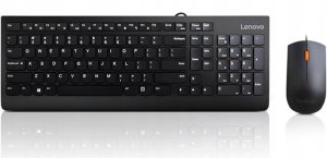 Zestaw Przewodowy Klawiatura + Mysz Lenovo 300 USB-A 1,8m IDEALNY DO PRACY 1