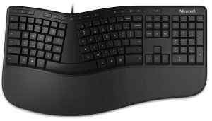Bezprzewodowy Zestaw Klaw. + Mysz Microsoft Ergonomic Desktop ŚWIETNY 2