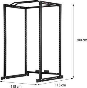 Klatka treningowa wielofunkcyjna domowa z akcesoriami HMS 6