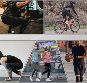 Spodnie rowerowe kolarskie długie oddychające z wkładką XL - czarne Spodnie rowerowe kolarskie długie oddychające z wkładką XL - czarne 4