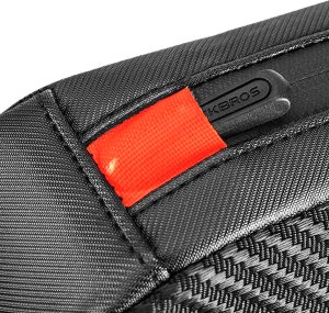 Torba rowerowa wodoodporna mocowana na ramę z plecionką 1l - czarna Torba rowerowa wodoodporna mocowana na ramę z plecionką 1l - czarna 7