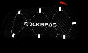 Torba rowerowa wodoodporna mocowana na ramę z plecionką 1l - czarna Torba rowerowa wodoodporna mocowana na ramę z plecionką 1l - czarna 9