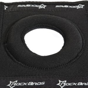 RockBros Nakolannik ochraniacz sportowy na kolano rzepkę i staw kolanowy rozmiar L - czarny Nakolannik ochraniacz sportowy na kolano rzepkę i staw kolanowy rozmiar L - czarny (5907769361616) 5