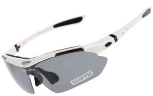 Okulary rowerowe polaryzujące 10002 - ZESTAW - białe Okulary rowerowe polaryzujące 10002 - ZESTAW - białe 3