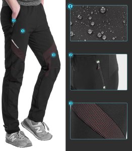 Spodnie sportowe wiatroszczelne Patrol kolarskie rowerowe trekingowe rozmiar L - czarne Spodnie sportowe wiatroszczelne Patrol kolarskie rowerowe trekingowe rozmiar L - czarne 5