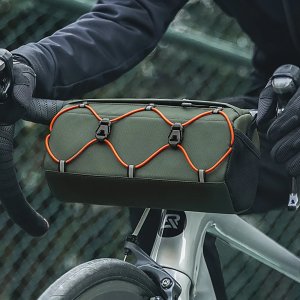 Torba rowerowa mocowana na kierownicę 2.2l - zielona Torba rowerowa mocowana na kierownicę 2.2l - zielona 6