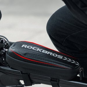 Torba rowerowa mocowana na kierownicę lub ramę 3l B62-1 - czarna Torba rowerowa mocowana na kierownicę lub ramę 3l B62-1 - czarna 3