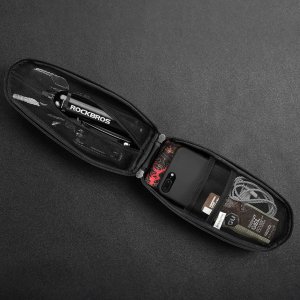 Torba rowerowa mocowana na kierownicę lub ramę 3l B62-1 - czarna Torba rowerowa mocowana na kierownicę lub ramę 3l B62-1 - czarna 5