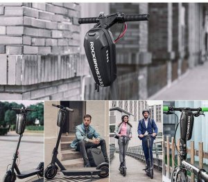 Torba rowerowa mocowana na kierownicę lub ramę 3l B62-1 - czarna Torba rowerowa mocowana na kierownicę lub ramę 3l B62-1 - czarna 6