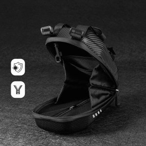 Torba rowerowa mocowana na kierownicę lub ramę 3l B62-1 - czarna Torba rowerowa mocowana na kierownicę lub ramę 3l B62-1 - czarna 7