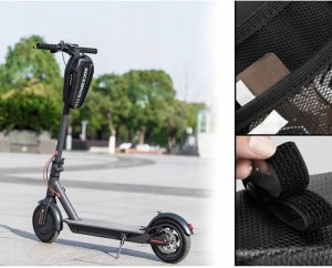 Torba rowerowa mocowana na kierownicę lub ramę 3l B62-1 - czarna Torba rowerowa mocowana na kierownicę lub ramę 3l B62-1 - czarna 10