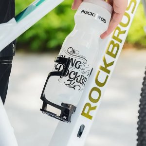 Uchwyt rowerowy na butelkę bidon mocowanie szyjką do dołu - czarny Uchwyt rowerowy na butelkę bidon mocowanie szyjką do dołu - czarny 7