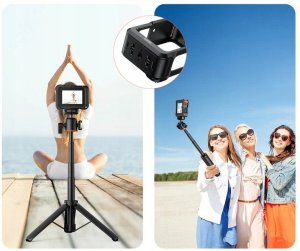 Ramka Obudowa Frame Mount Sanki Iso Gwint 1/4" Do Gopro 13 12 11 10 9 Black / Ga-02 6