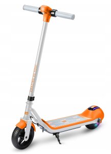 Hulajnoga Elektryczna Dla Dzieci Dziecka Led 10 Km/h Zasięg 8 Km Kiddoboo / Kby2whi / Y2 / Kiddorider / Pomarańczowy 3