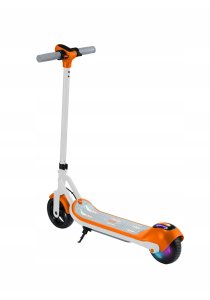 Hulajnoga Elektryczna Dla Dzieci Dziecka Led 10 Km/h Zasięg 8 Km Kiddoboo / Kby2whi / Y2 / Kiddorider / Pomarańczowy 5