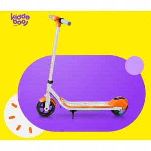 Hulajnoga Elektryczna Dla Dzieci Dziecka Led 10 Km/h Zasięg 8 Km Kiddoboo / Kby2whi / Y2 / Kiddorider / Pomarańczowy 6