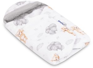 OTULACZ DO FOTELIKA MUŚLIN TEDDY SZARY 1