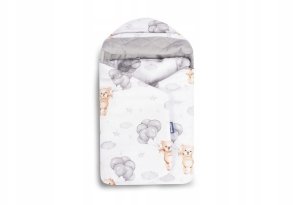 OTULACZ DO FOTELIKA MUŚLIN TEDDY SZARY 2