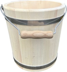 WOODEN BUCKET 10L FLAMMIFERA 1